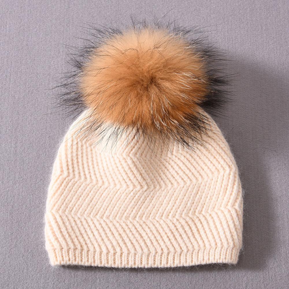 Versatile rabbit velvet children's knitted hats male and female babies outdoor wool hats windproof autumn and winter warm ear hats