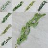 Artificial Green Plant Wall Decor With Silk Screen Printing For Home And Photography Use