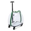 Creative Transparent Cat Carrier Dual Ear Pet Travel Basket Telescopic Handle Pet Trolley Versatile Space Capsule Transport Case