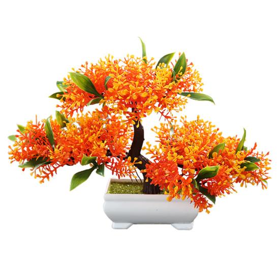 Искусственное растение Привлекательный Невыцветающий Пластиковый Настольный Искусственный Комнатный Декор