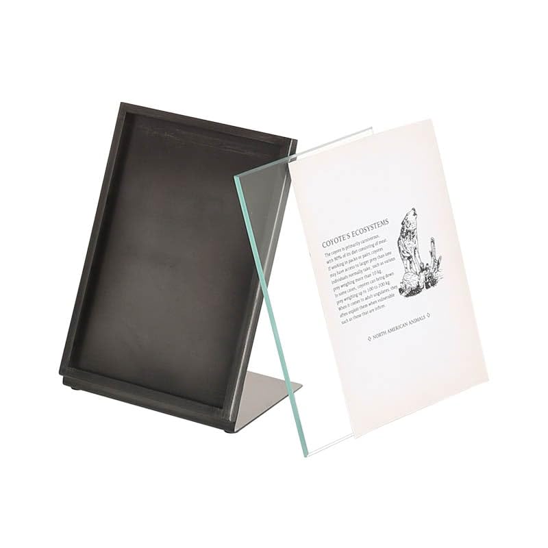 Dulton Metal Frame A5 Stylish Picture Display Photo Frame Stand Picture Frame Glass 207 X 150 X 90mm L-Shaped K955-1263-A5