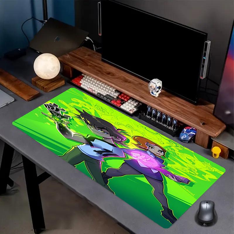Ben 10 Cartoon Print Mouse Pad, Anti‑Slip Desktop keyboard Mat, for PC Laptop Gaming Working Daily Use, Cool Festival Surprise Gift