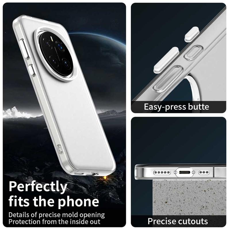 Для Honor Magic 7 Pro Чехол Чехол Honor Magic 7 Pro Capas Прозрачный Ударопрочный Матовый Матовый Чехол Huawei Honor Magic 7 Pro