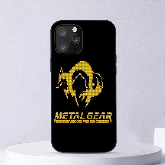 Твердый чехол для телефона Game Metal Gear для Iphone 11 12 Mini 13 14 Pro Xs Max X 8 7 6s Plus 5 Se Xr Shell