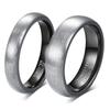 Curved Sand Surface Tungsten Steel Ring: Stylish and Simple 4, 6, 8mm Stainless Steel Tungsten Jewelry