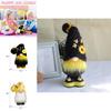 Bumble Bee Nordic Gnome Gonk Tomte Sunflower Plush Doll Ornament Decor Adorable Size With Black Yellow Colors