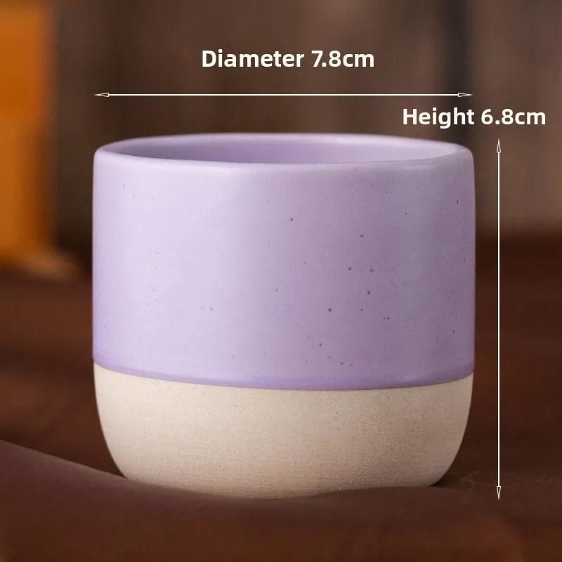 Винтажная кофейная кружка 100 мл 170 мл 200 мл керамика Чайная чашка в японском стиле для кафе Посуда для напитков Керамическая посуда Эспрессо для ресторанов и отелей