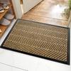 Entry Door Floor Mat Dirt Moisture Absorber Non-Slip Backing Indoor Outdoor Rug All-weather Entrance Mat