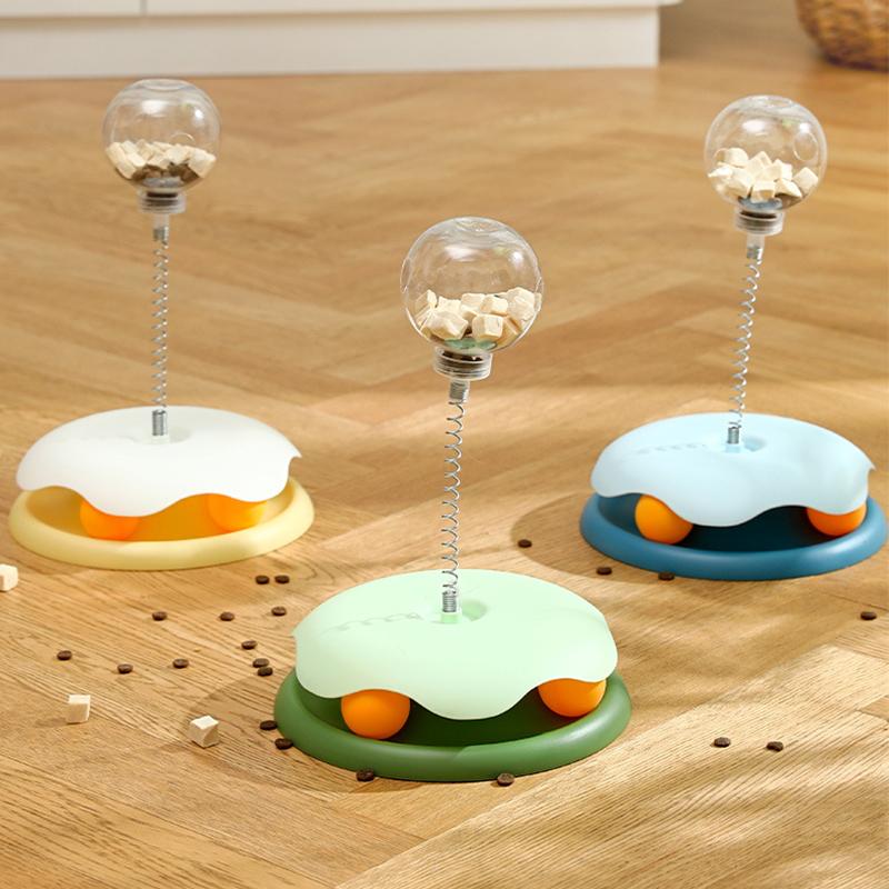 Кошачья головоломка с едой, протекающий мяч, игрушка для кошек и собак, интерактивное лакомство, протекающая игрушка, медленная кормушка для кошек и собак, вращающаяся игрушка для кошек, товары для животных