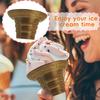 Ice Cream Stand No Drip Reusable Ice Cream Cone Holder Anti-Dirt Leak-Proof Snow Cone Holder for Home Summer Pool Parties