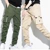 Многокарманные мужские брюки-карго, брюки мужские, уличные брюки для мужчин, брюки-карго Y2k
