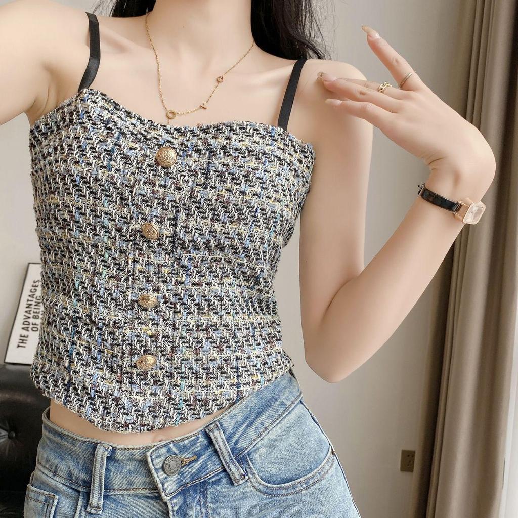 Элегантная утягивающая нейлоновая майка: Жилет в китайском стиле на пуговицах, Сексуальный и шикарный, Один размер подходит всем женщинам