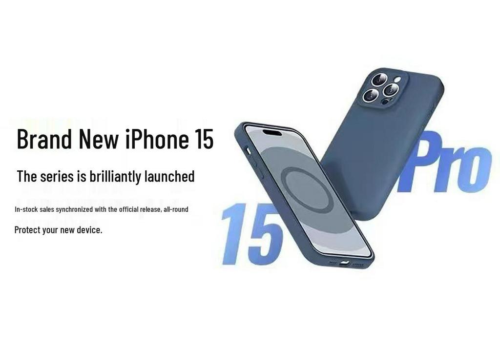 Настоящий чехол MagSafe из жидкого силикона для iPhone 13, 14, 15 Pro Max