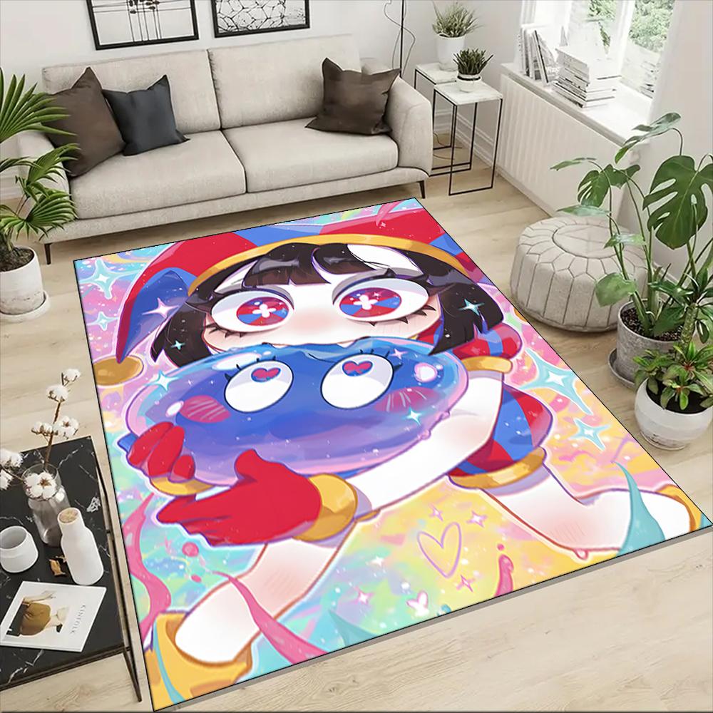The Magic Digital Circus Printed Carpet Non-Slip Floor Mat For Entryway Hallway Bathroom And Kitchen