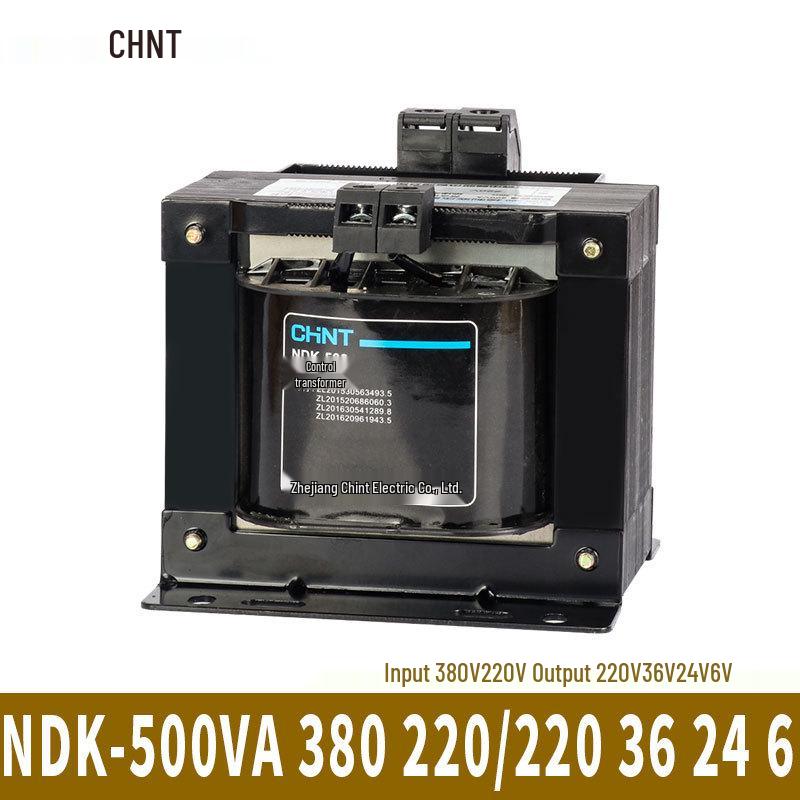 Управляющий трансформатор Chint NDK-500VA, Вход 380В/220В, Выход 110В/36В/24В/12В/6В