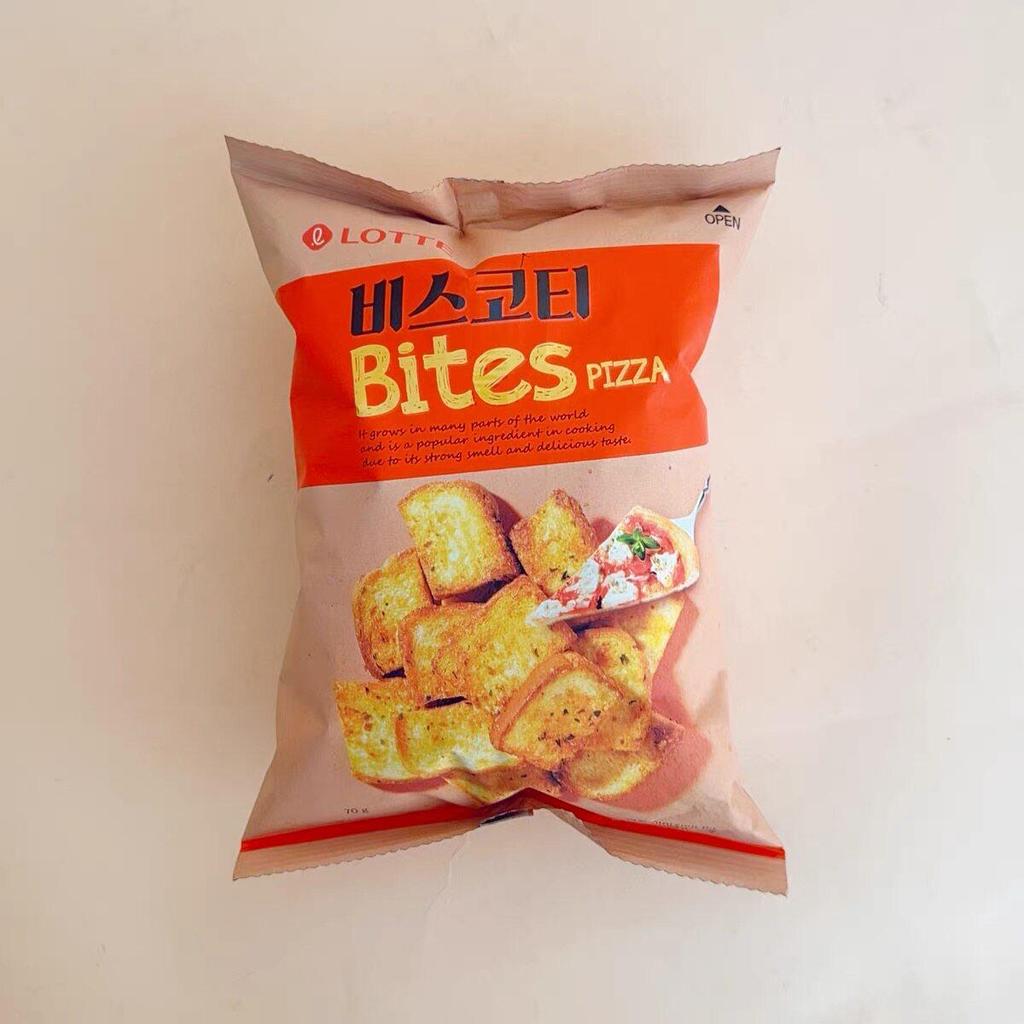 Lotte Поджаренные ломтики хлеба Повседневные закуски 70г 3 вкуса 6 упаковок