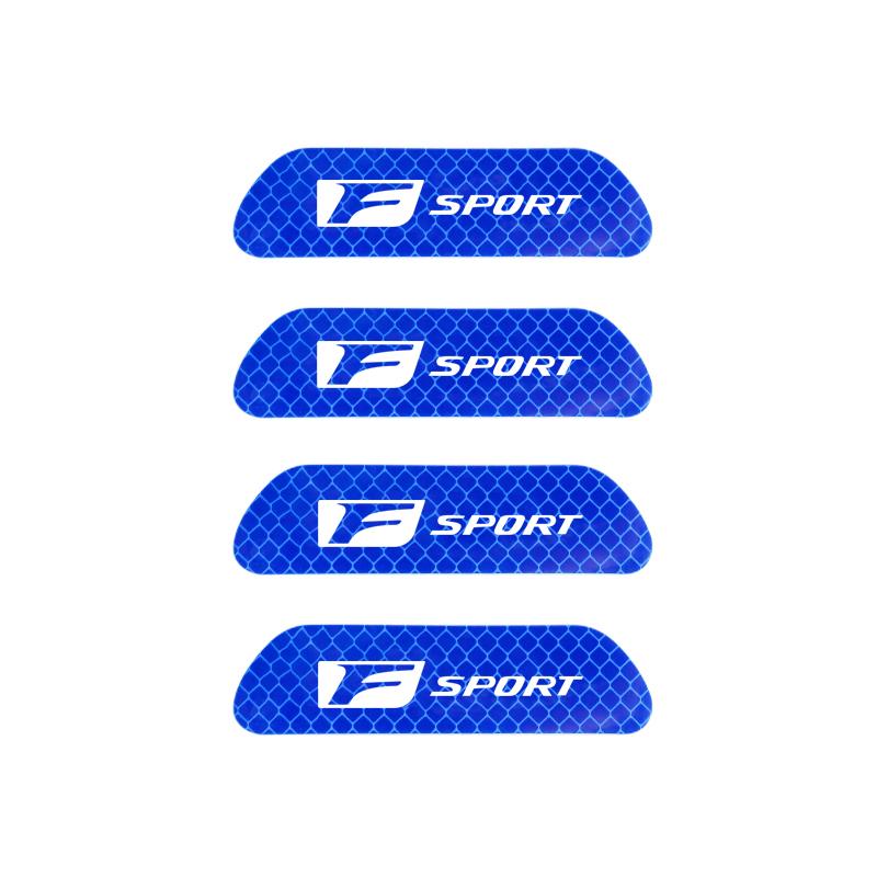 WDM2 2026 Hot Interior Stickers Lexus Car Door Reflective Sticker Night Light Warning Decal For Lexus F SPORT ES RX NX LS UX LM LX GX