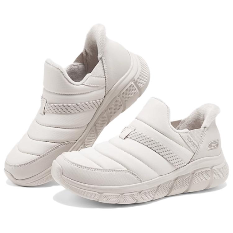 Skechers Bobs Sport Удобные Простые Низкие Повседневные Кроссовки Женские Белые 117506-NAT