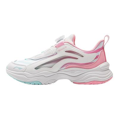 Li Ning Детские Aurora Спортивный Стиль Жизни Удобная Мода Амортизирующая Дышащая Низкий Верх Повседневная Обувь Детская Повседневная Обувь YKCV202-4
