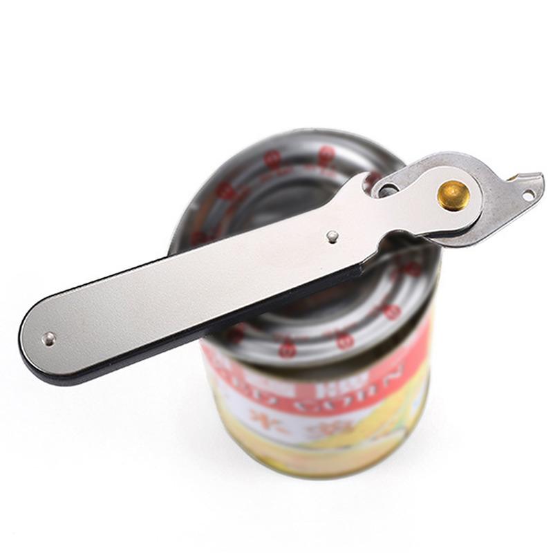 Manual Can Opener Stainless Steel Tin Opener Kitchen Can Piercer For Restaurant Home Camping Can Opener Bottle Opener
