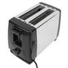 Compact Bread Toaster Portable ABS and Stainless Steel Wide Slot 2 Slice Toaster for Home