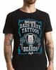Awesome DADS Tattoos and Beard T-Shirt Gift For Daddy Fathers Day Birthday Top