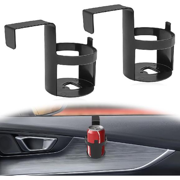 2 PCS Black Cup Holder,Waterproof And Durable,Portable Multifunction,Fit Most Size Mugs,Cup Holders That Fit Most Cars,Car Storage Cup