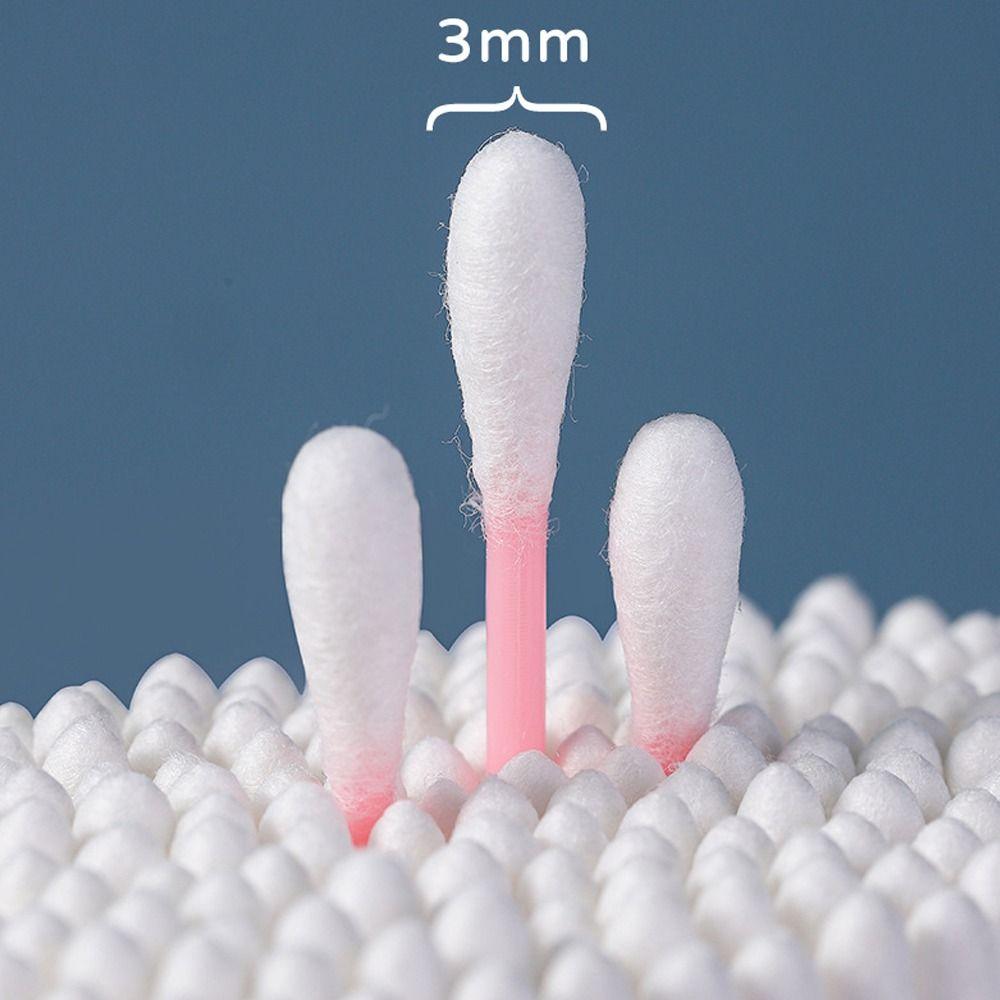 100Pcs Plastic Cotton Swabs Disposable Cleaning Cotton Bud High Quality Ear Cleaner  Home