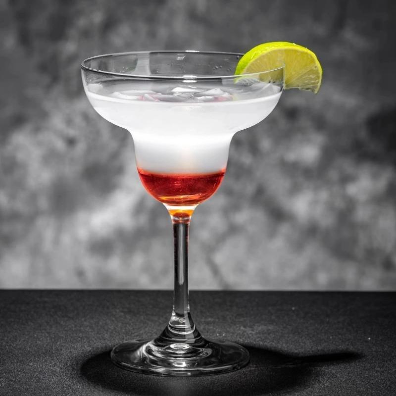 Margarita Glass Cup Classic Handmade Cocktail Glasses Cups Flying Saucer Cup Wide Mouth Glass Goblet Party Gift
