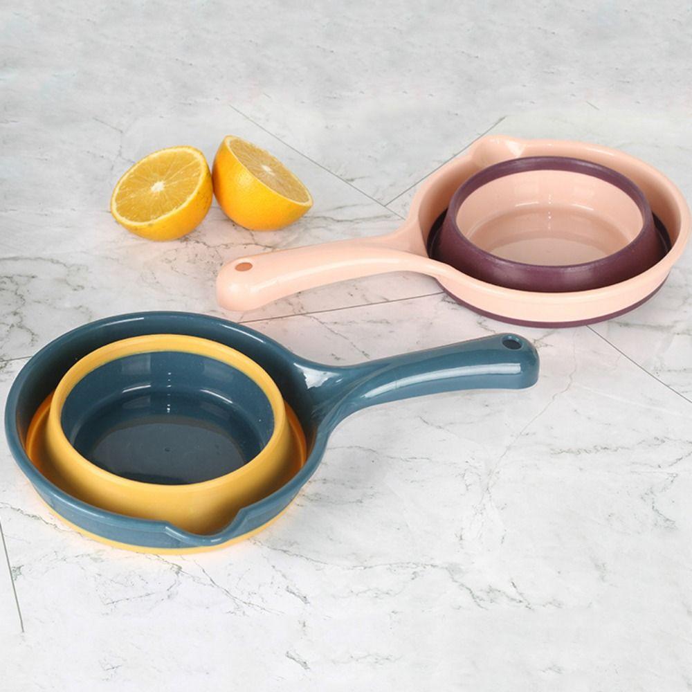 Подвесная складная черпалка для воды с длинной ручкой Кухонный черпак для воды Складная черпалка для ванны Бытовая