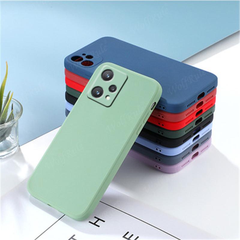 For Cover Realme 9 Case for OPPO Realme 9 5G Capas Phone Bumper Colour Shockproof TPU Soft Cover for Realme 9 Pro Plus Fundas