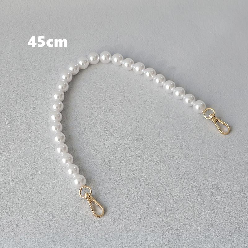 Новая модная женская сумка, аксессуары для сумок, белая цепочка из акриловой смолы, роскошный однотонный ремешок, женский плечевой клатч, цепочка с ручкой