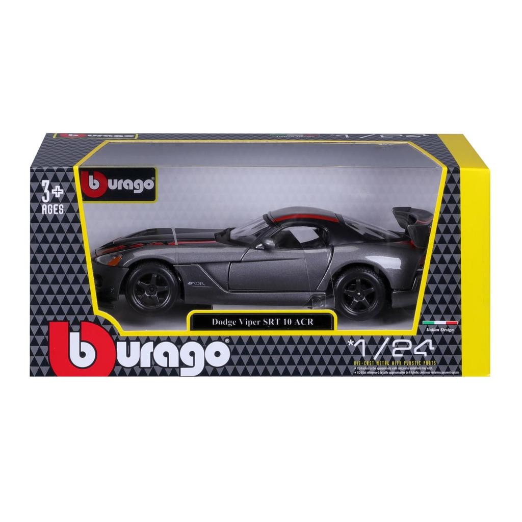 Bburago Dodge Viper SRT 10 ACR серый мини-автомобиль литой автомобиль полный продукт GY 1/24 18-22114