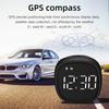 Car GPS Speedometer M30 HUD Head Up Display Compass Overspeed Alarm Digital Car Gauge MPH KMH Display Car Accessory For All Car