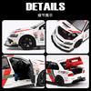 JDM 1:32 Mitsubishi Lancer Evolution EVO Petroleum Version Alloy Die Casting Model Sound & Light Toys Adult Gifts For Boyfriend