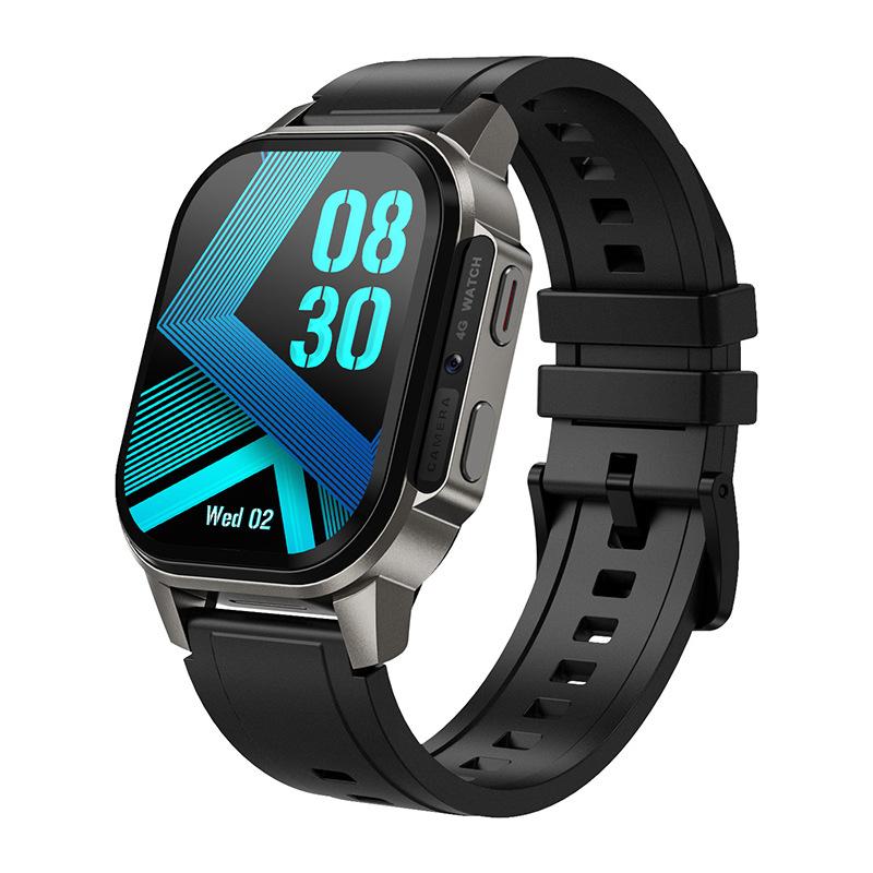 AMOLED экран 2.1 подключаемый GPS упражнения кислород крови HRV мониторинг сердечного ритма 4G телефон часы