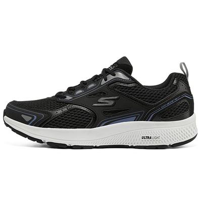 Go Run Постоянно Удобные Спортивные Сетчатые Синтетическая Кожа Амортизирующие Прочные Низкие Кроссовки для Бега Мужские кроссовки 220036-BKBL