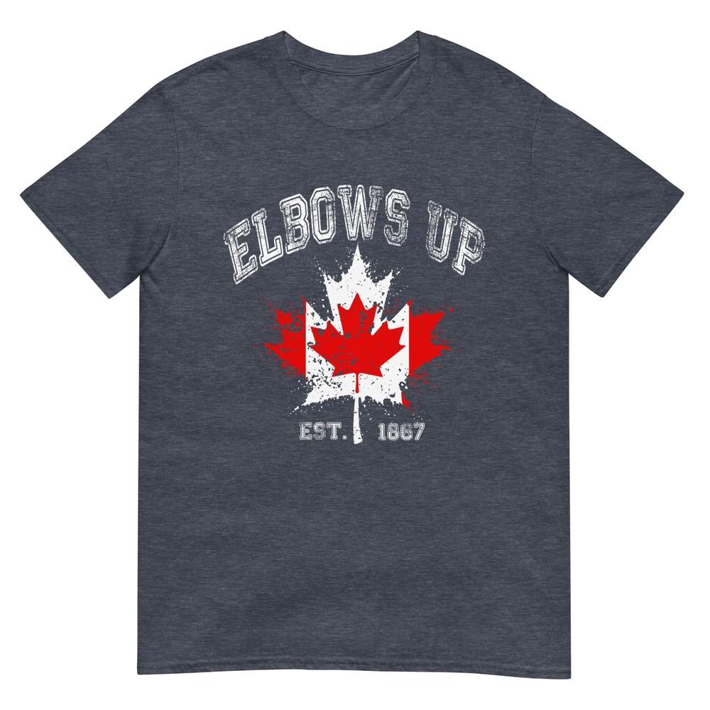 Elbows Up Canada Est 1867 Proud Canadian Strong Canada TShirt