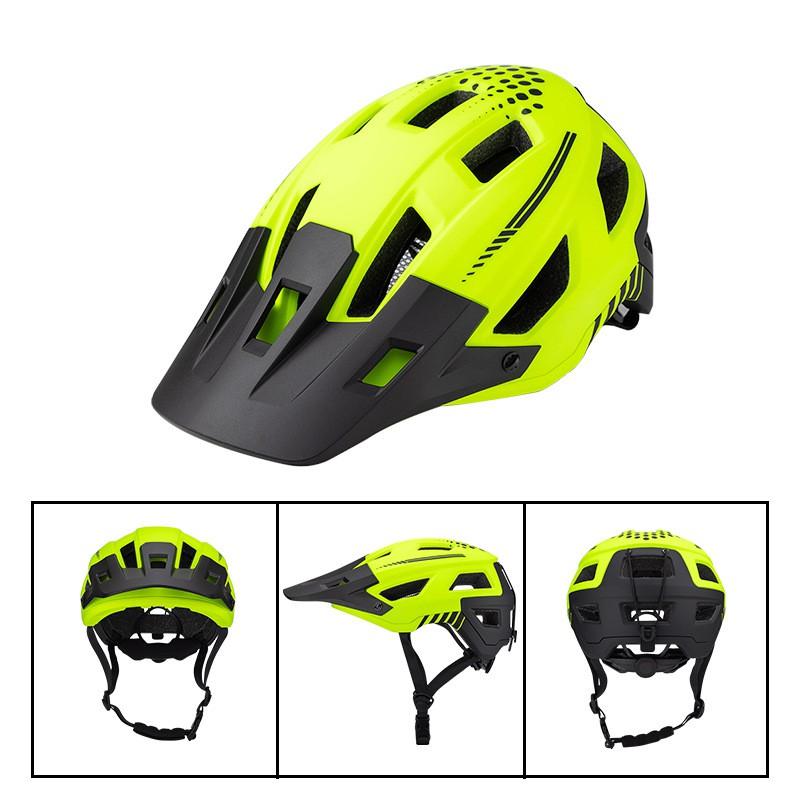 Adult Mountain Bike Helmet Cycling Trail Riding Safety Gear Half Shell With EPS PC Construction