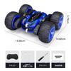 Tecnock RC Car for Kids, USB Type-C Direct Rechargeable, Stunt Car, 360-Degree Rotation, Double-Sided Driving, Off-Road, 4WD, 2.4GHz RC Car, Toy Car F