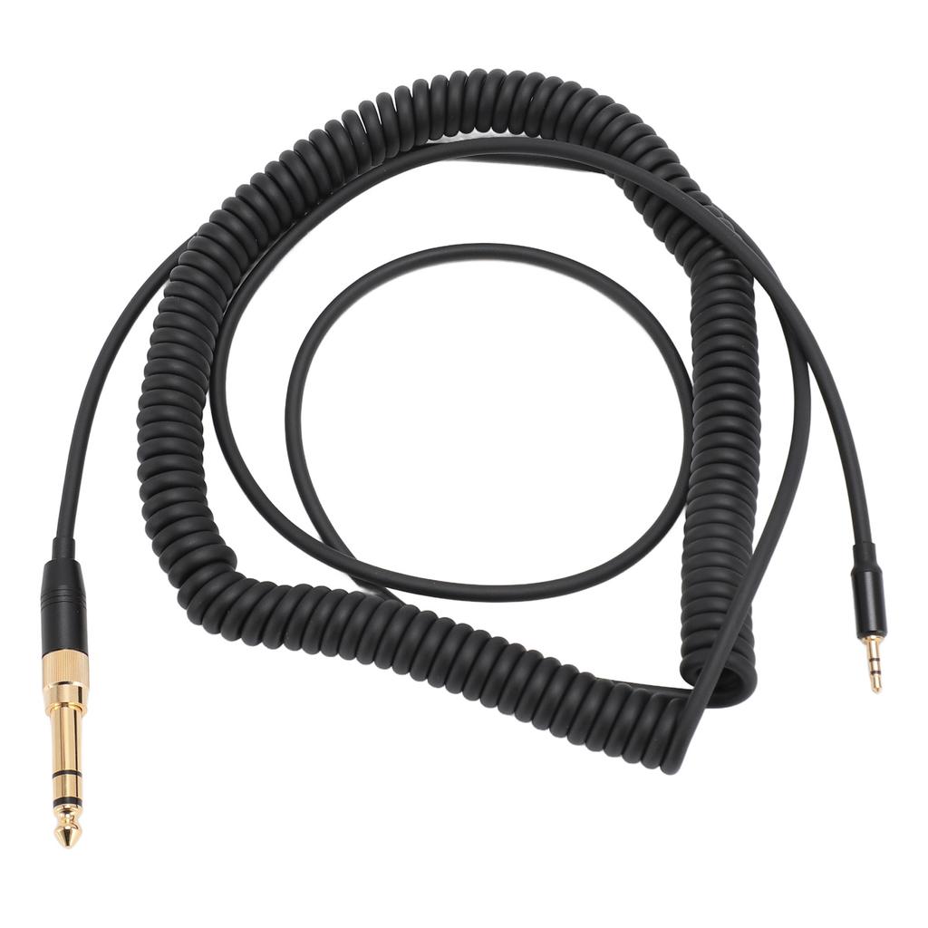 Спиральный кабель для наушников с позолоченным разъемом, сменный звуковой шнур для гарнитуры для NC700 QC45 QC35