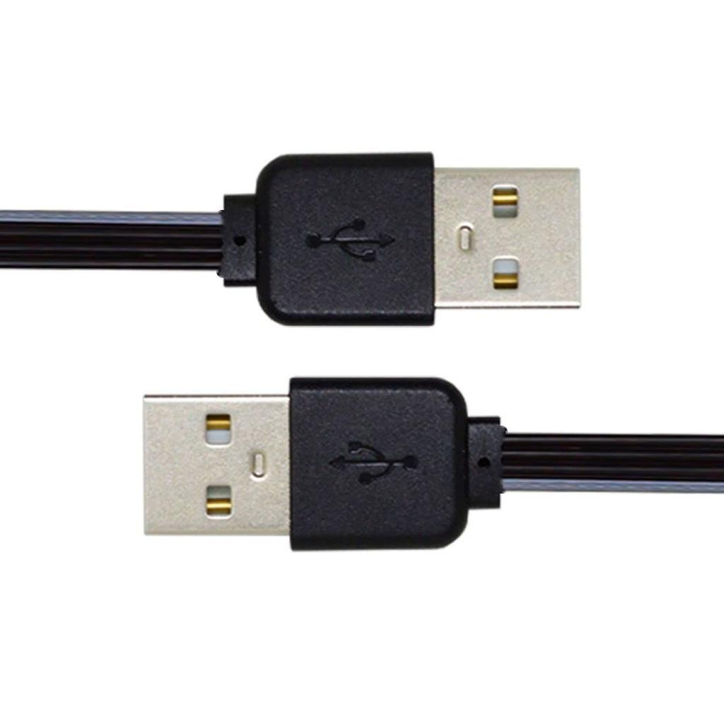 Chenyang USB короткий плоский USB тип A мужчина к мужчине 4 провода 5 В 2 А зарядный кабель для передачи данных силиконовый кабель 4 провода 30AWG 13 см 2.0 кабель, 2.0