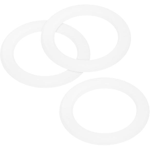 MECCANIXITY Прокладка-уплотнитель для кофеварки Белое силиконовое кольцо Замена 42x55x2,2 мм для 2-чашечной алюминиевой кофеварки, Упаковка 3 шт.