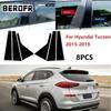 8 шт. Накладка на оконный молдинг для Hyundai Tucson TL N-Line 2016~ Детали Стойка B C Наклейка на дверь Аксессуары