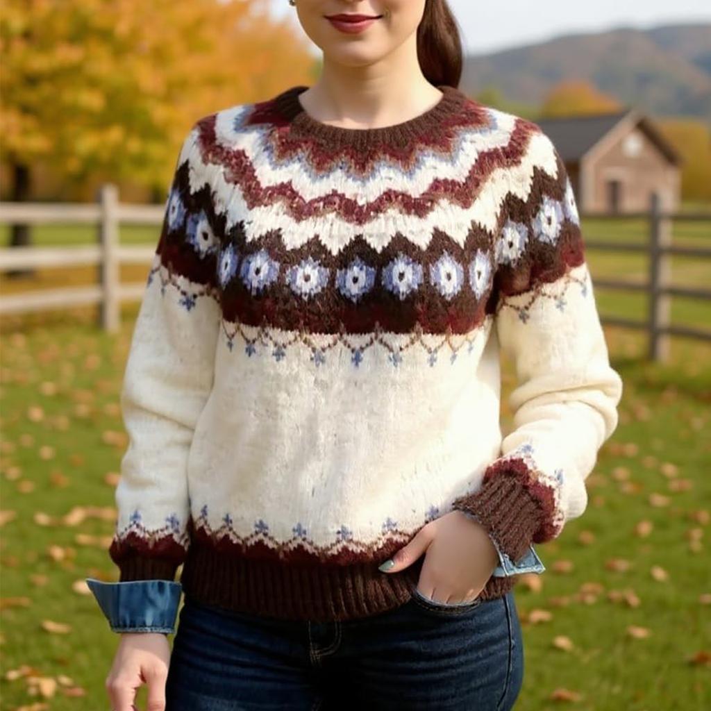 Женский модный свитер, круглый вырез, свободный пуловер, трикотажный свитер с длинными рукавами