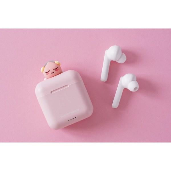 Kakao Friends Беспроводные наушники в стиле хип-хоп Bluetooth 5.3, CHA-BEK.HA1 (Персик), Апич, лучший персонаж Кореи