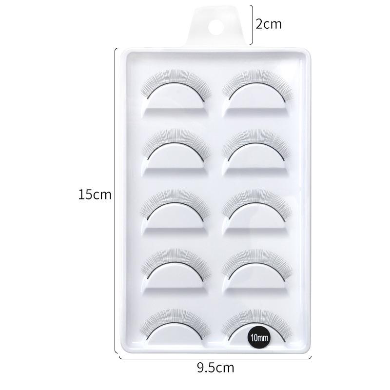 Набор для начинающих по наращиванию ресниц - 5 пар с инструментами для обучения и учебником