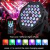 RGB LED Stage Light 36 LEDs Sound Activated Par Light with Remote & DMX 512 Control for DJ Party Bar Club Christmas Decoration