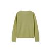Elva' Island Women's Round Neck 100% Wool Long Sleeve Knit Sweater