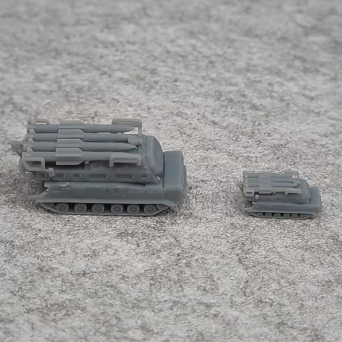 5PCS DIY Model SA-11 Beech Anti-Aircraft Missile Launcher 1/700 1/350 Truck Transport Erection Vehicle Military Model (1/700 (1.15cm))